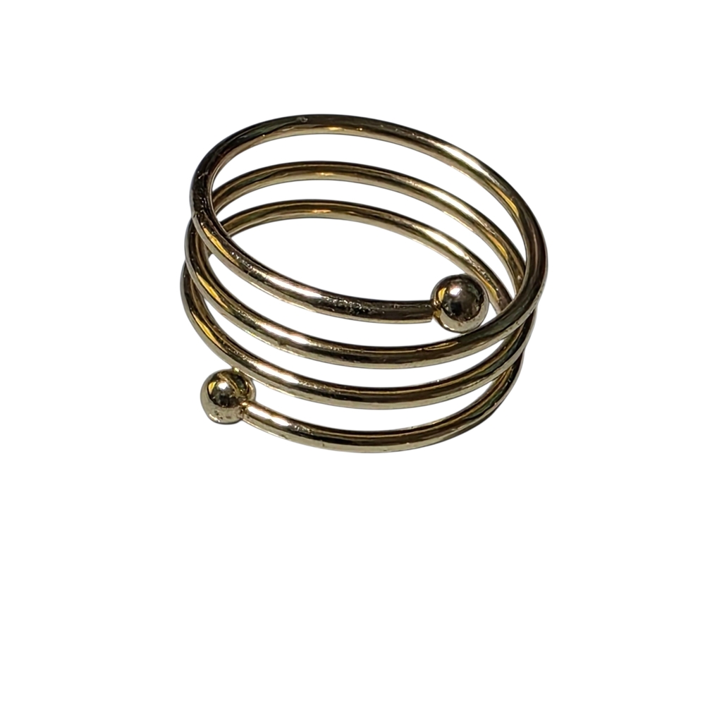 Gold Spiral Ring